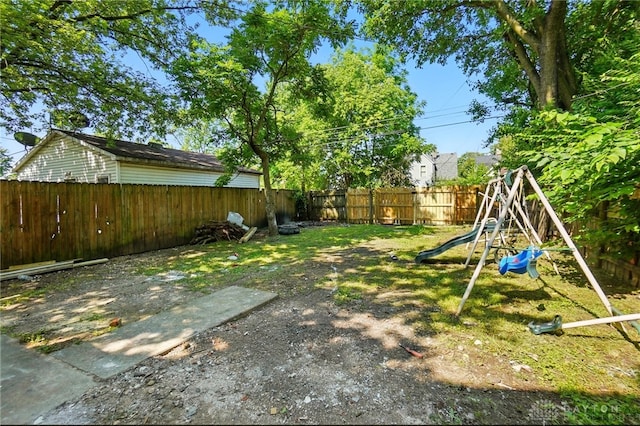 57 S Torrence St, Dayton, OH 45403 - fenced backyard with a playground