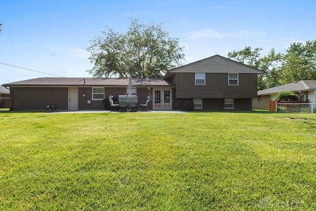 6814 Rushleigh Rd, Englewood, OH 45322 - back of house featuring french doors and a patio
