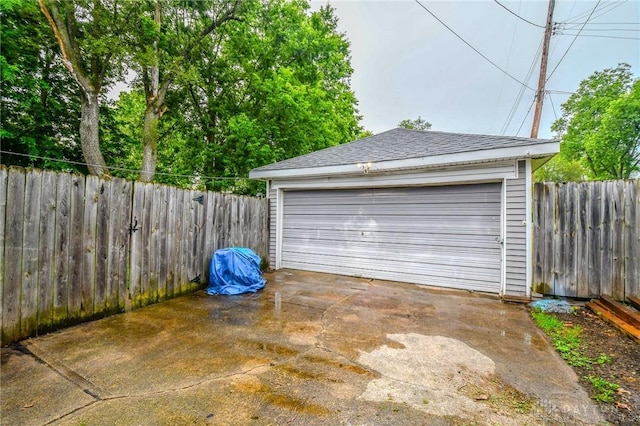 2457 Wilbraham Rd, Middletown, OH 45042 - view of detached garage