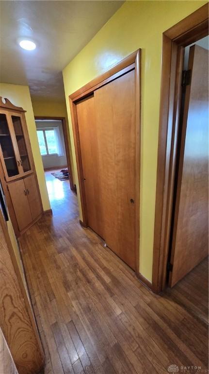 311 Swailes Rd, Troy, OH 45373 - corridor featuring wood-type flooring