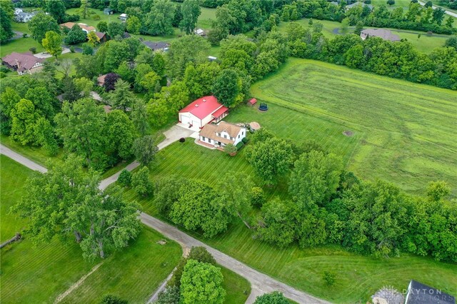 8282 Hile Ln, Germantown, OH 45327 - aerial view of property and surrounding area with rural landscape and a tree filled landscape