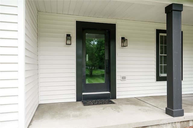 8282 Hile Ln, Germantown, OH 45327 - doorway to property with covered porch