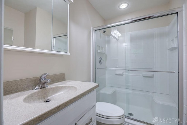 5807 Twin Pine Ln, Miami Twp, OH 45449 - full bathroom with a shower stall and vanity
