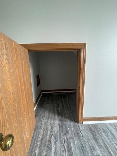 1608 Belvo Rd Unit 1602, Miamisburg, OH 45342 - hall with wood finished floors and baseboards
