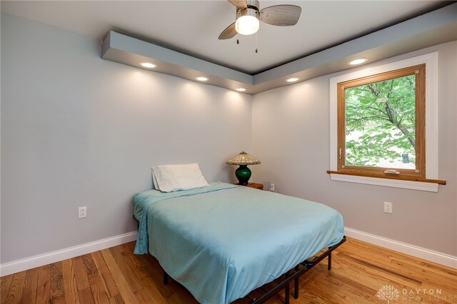 164 Winding Way, Kettering, OH 45429 - bedroom with wood finished floors and recessed lighting