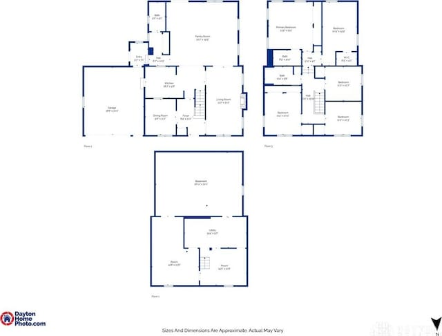 164 Winding Way, Kettering, OH 45429 - view of property floor plan