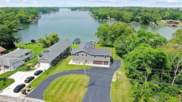 855 Quarry Rd, Silver Creek Twp, OH 45335 - drone / aerial view of a nearby body of water