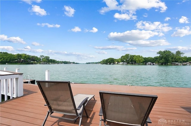 855 Quarry Rd, Silver Creek Twp, OH 45335 - dock with a water view