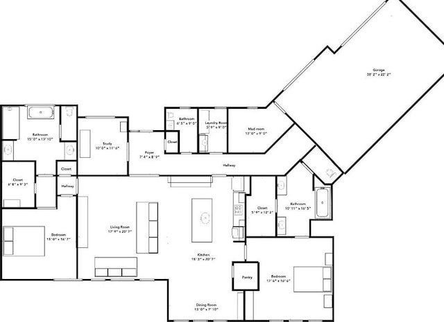 1015 Settlemyre Rd, Oregonia, OH 45054 - view of property floor plan