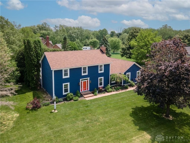 2025 Seneca Dr, Troy, OH 45373 - colonial inspired home featuring a front lawn