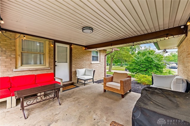 8684 Woodview Dr, Cincinnati, OH 45231 - view of patio / terrace featuring an outdoor living space