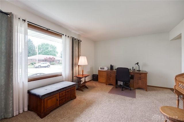 1396 Surrey Rd, Vandalia, OH 45377 - home office featuring plenty of natural light and light colored carpet