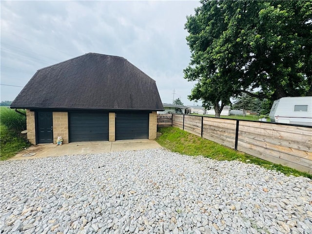 1637 Lammes Ln, New Carlisle, OH 45344 - view of detached garage