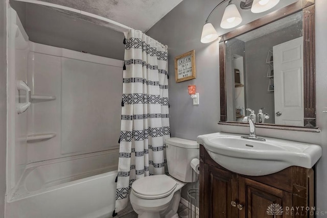 4510 Trenton Franklin Rd, Middletown, OH 45042 - bathroom featuring vanity and shower / bath combination with curtain