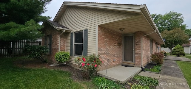 919 N Cherry St, Eaton, OH 45320 - view of home's exterior with brick siding