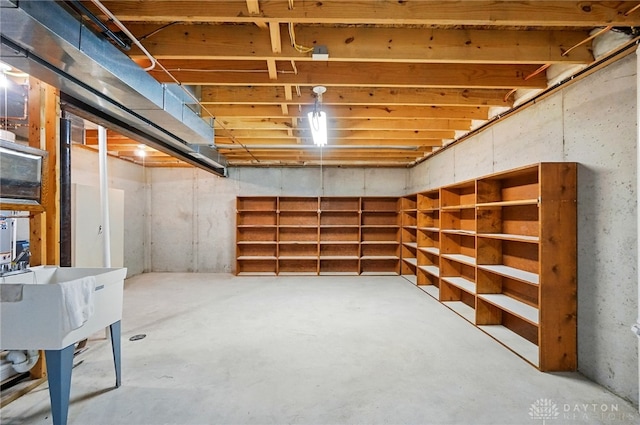 5015 Riverview Ave, Middletown, OH 45042 - view of unfinished basement