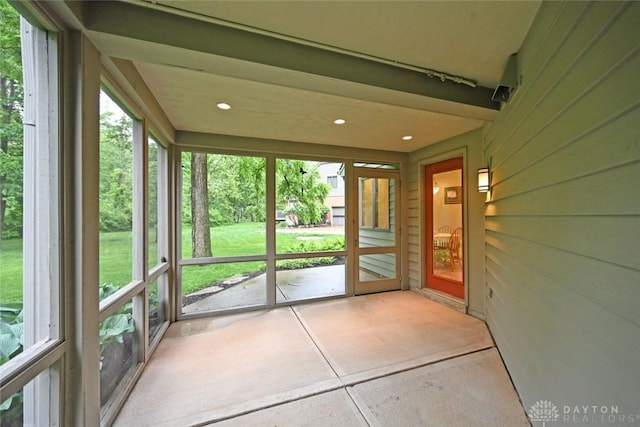 1241 Wind Field Ct, Washington Twp, OH 45458 - view of unfurnished sunroom