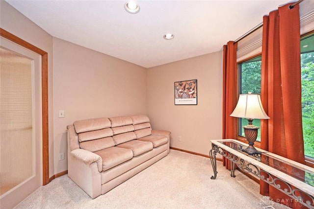 1241 Wind Field Ct, Washington Twp, OH 45458 - living room with carpet flooring and recessed lighting