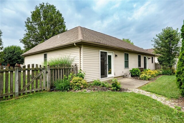 1360 Adamsmoor Dr, Waynesville, OH 45068 - back of house featuring a patio area