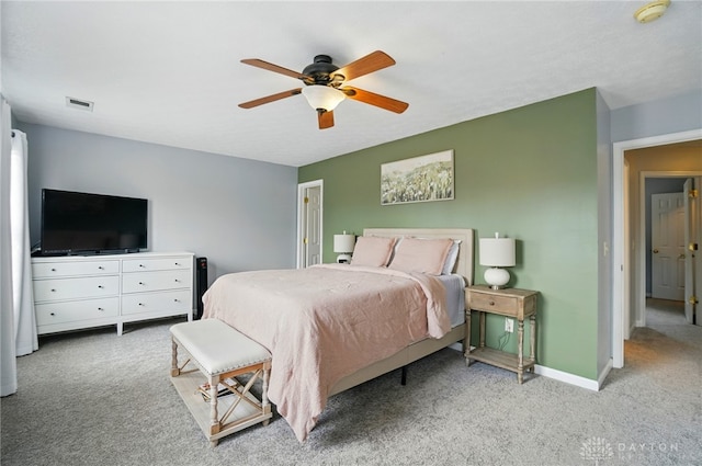 1510 Ash Ridge Ct, Vandalia, OH 45377 - bedroom with carpet floors and ceiling fan
