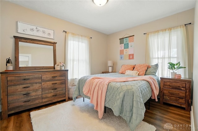 2003 Lowell St, Middletown, OH 45042 - bedroom with dark wood-style floors