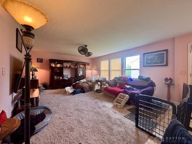 6460 Woodcreek Dr, Middletown, OH 45042 - living area featuring carpet floors