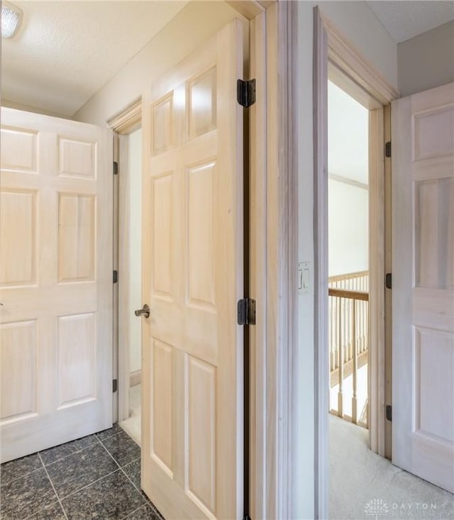 337 Yorkshire Ln, Beavercreek Twp, OH 45385 - corridor with dark tile patterned floors