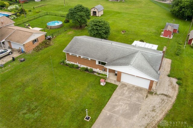 8866 Meadowlark Dr, Franklin, OH 45005 - aerial view of property and surrounding area