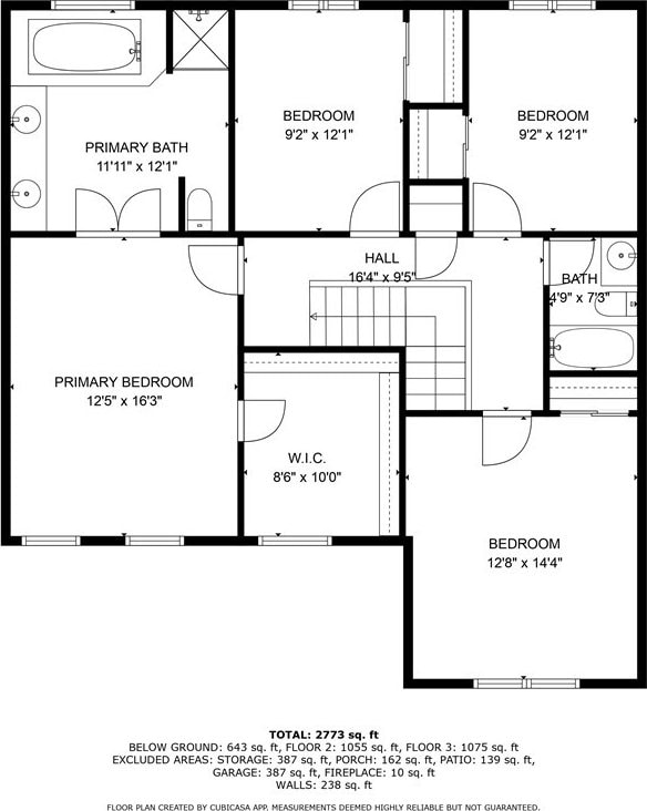 1027 W Bridlepath Ln, Miami Twp, OH 45140 - view of room layout