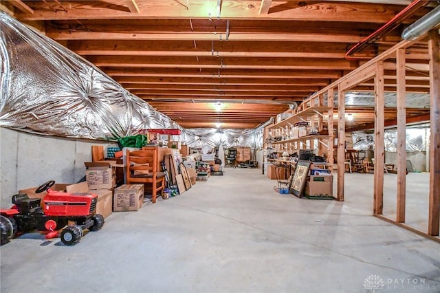 2690 Langtree Ln, Washington Twp, OH 45458 - view of unfinished below grade area