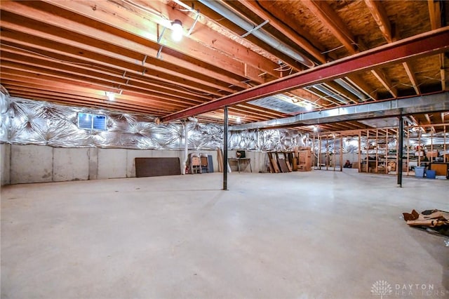 2690 Langtree Ln, Washington Twp, OH 45458 - view of unfinished below grade area