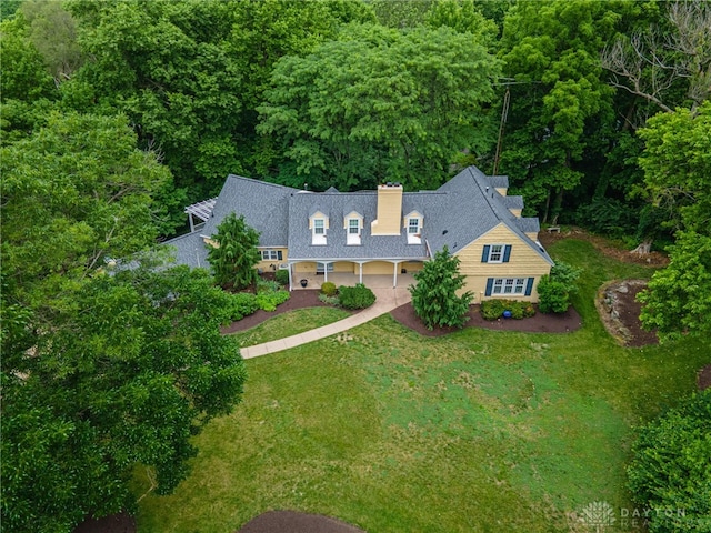1919 Tait Circle Rd, Kettering, OH 45429 - aerial view of property and surrounding area featuring a forest
