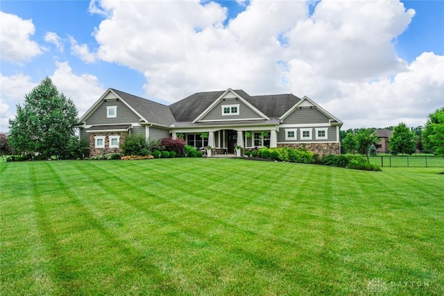 79 White Beech Ct, Springboro, OH 45066 - craftsman inspired home featuring stone siding and covered porch