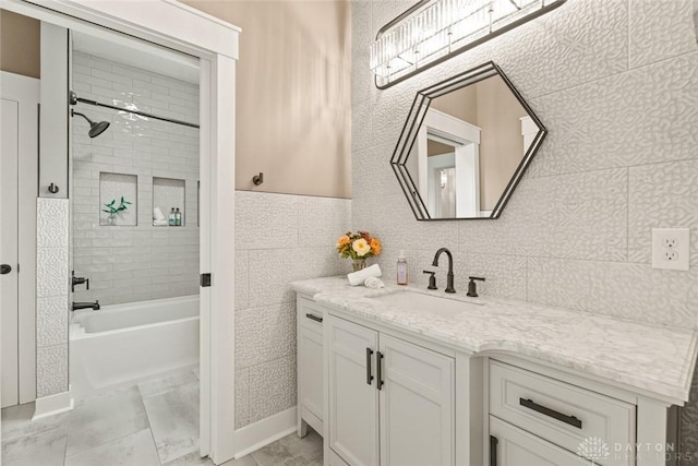 79 White Beech Ct, Springboro, OH 45066 - full bath with vanity and shower / washtub combination