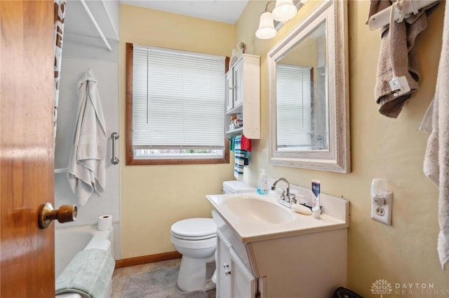 313 N High St, Wilmington, OH 45177 - full bathroom featuring vanity and toilet