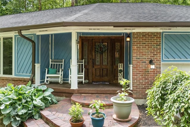 923 Lewis Creek Ct, Xenia, OH 45385 - property entrance with brick siding and a shingled roof