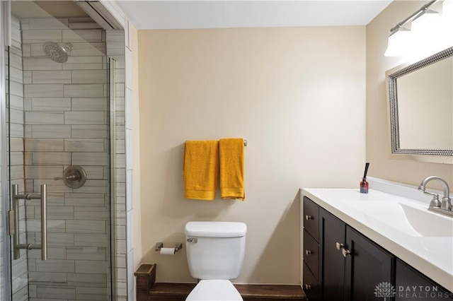12052 Doe Run Ct, Springfield Twp, OH 45240 - full bathroom featuring vanity and a stall shower