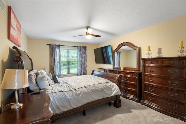 12052 Doe Run Ct, Springfield Twp, OH 45240 - bedroom with light colored carpet and ceiling fan
