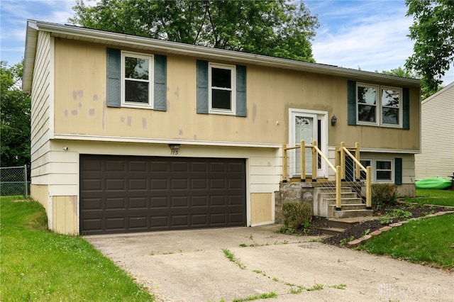 113 Marrett Farm Rd, Englewood, OH 45322 - raised ranch featuring an attached garage and concrete driveway