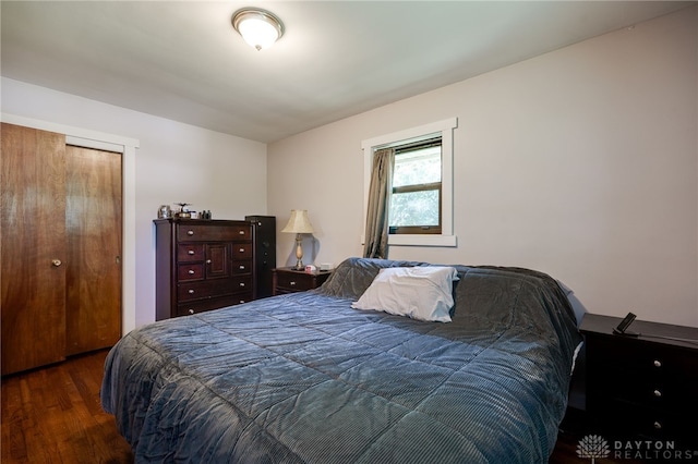 4675 Dearth Rd, Franklin Twp, OH 45005 - bedroom featuring wood finished floors and a closet