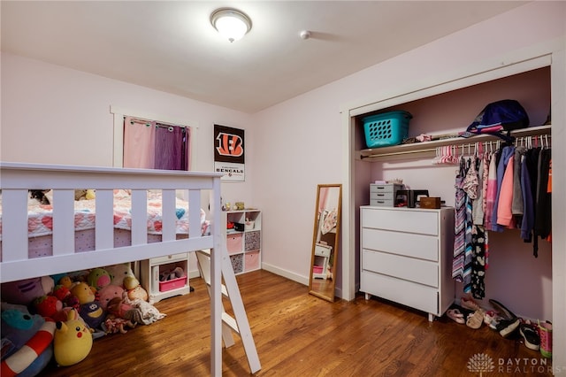 4675 Dearth Rd, Franklin Twp, OH 45005 - bedroom with wood finished floors and a closet
