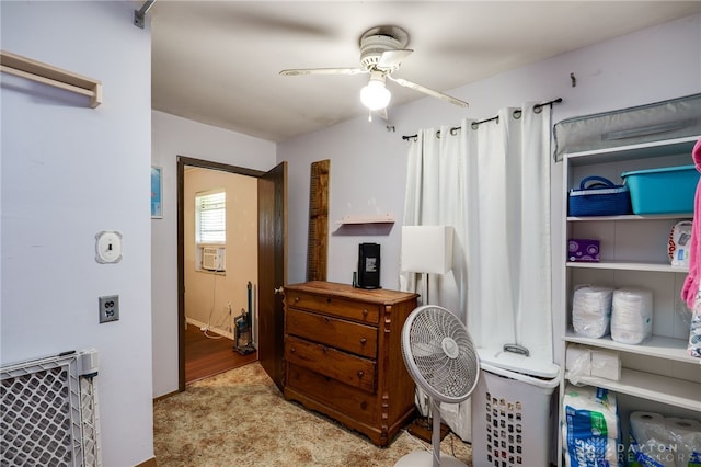 4675 Dearth Rd, Franklin Twp, OH 45005 - office featuring a ceiling fan