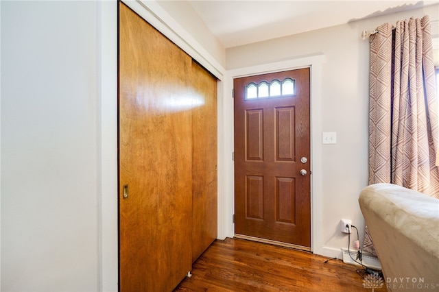 4675 Dearth Rd, Franklin Twp, OH 45005 - entryway with dark wood-style flooring