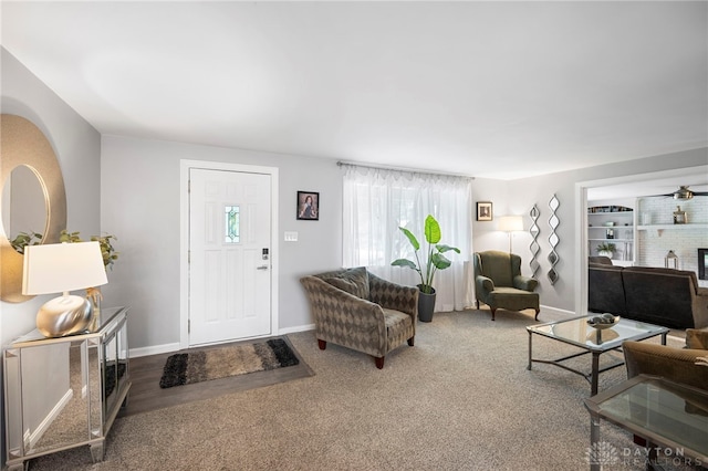 440 David Ln, Mason, OH 45040 - living room with baseboards and carpet