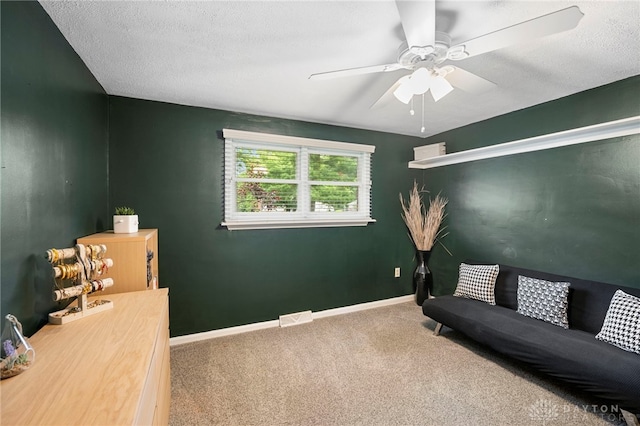 440 David Ln, Mason, OH 45040 - carpeted office space featuring a ceiling fan and baseboards