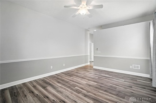 10101 Sawtry Ln, Washington Twp, OH 45458 - unfurnished room featuring wood finished floors and ceiling fan