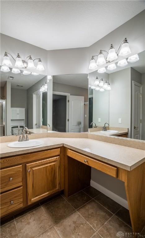 797 Waldsmith Way, Vandalia, OH 45377 - full bathroom with double vanity and tile patterned flooring
