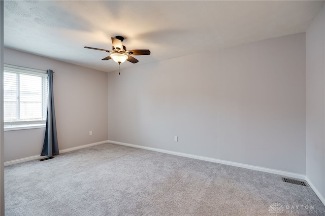 5587 Penn Ave, Riverside, OH 45432 - carpeted spare room featuring ceiling fan and baseboards