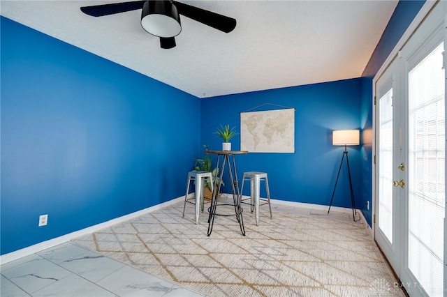 5587 Penn Ave, Riverside, OH 45432 - office space featuring a ceiling fan and marble finish floors