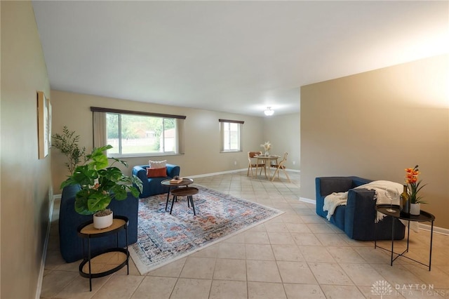 521 Park Ridge Dr, Centerville, OH 45459 - living room with baseboards and tile patterned flooring